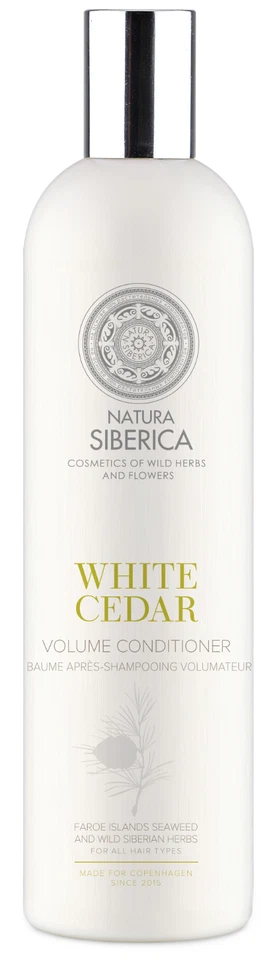NATURA SIBERICA CEDRO BLANCO ACONDICIONADOR DE VOLUMEN + JUEGO DE CHAMPÚ PARA TODO TIPO DE CABELLO Foto 2 de 3