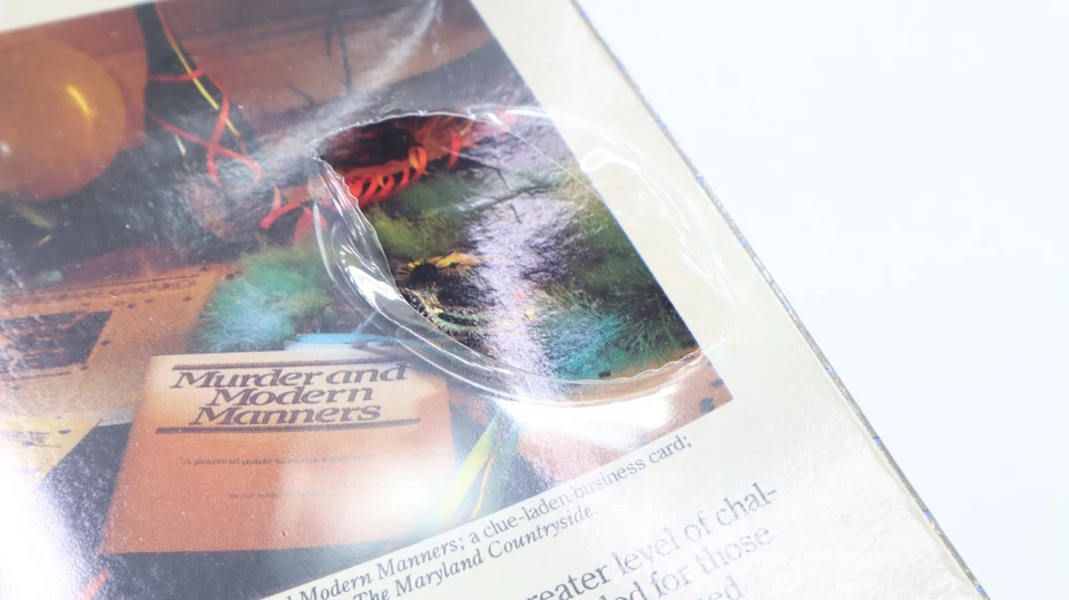 Suspect IBM PC, PC Jr, XT, AT Infocom Game Big Box 5.25 Floppy NEW SEALED - Image 3 of 4