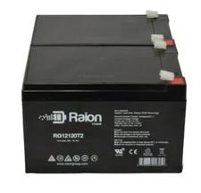 Raion 12V 12Ah Battery For EWheels Medical EW-M34 - 2 Pack