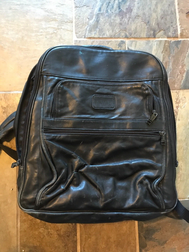 Tumi All Leather Backpack Mens Laptop Bag | eBay