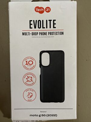 Phone Case for Motorola Moto G 5g 2022 Tech21 Evolite Black