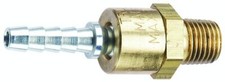 Tru-Flate 21-601 1/4" NPT Male Fitting x 1/4" ID Hose Barb Air Line Swivel Fi...