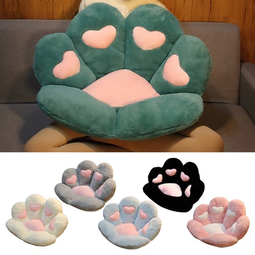 Cat Paw Seat Cushion for Gaming Office Car Chairs Soft Fluffy Pillow Anti-Slip - Picture 2 of 30
