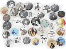 Blues, Jazz and Soul Music Band Buttons Pins Badges 40+ DESIGNS Mix & Match Gift