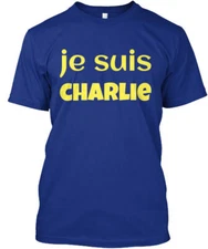 Je Suis Charlie T-Shirt Made in the USA Size S to 5XL