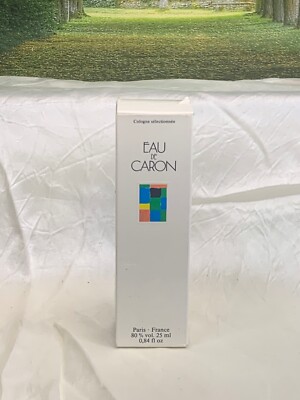 Eau de Caron 25ml Cologne Vintage Splash (new with box)
