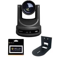 PTZOptics Link 4K PTZ Camera with 12x Optical Zoom Bundle w/ Bracket  Wipes KIT