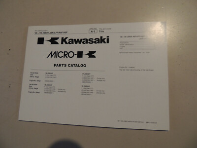 Parts catalog Kawasaki JET SKI 800 SXR 2006-2009 Teilekatalog /