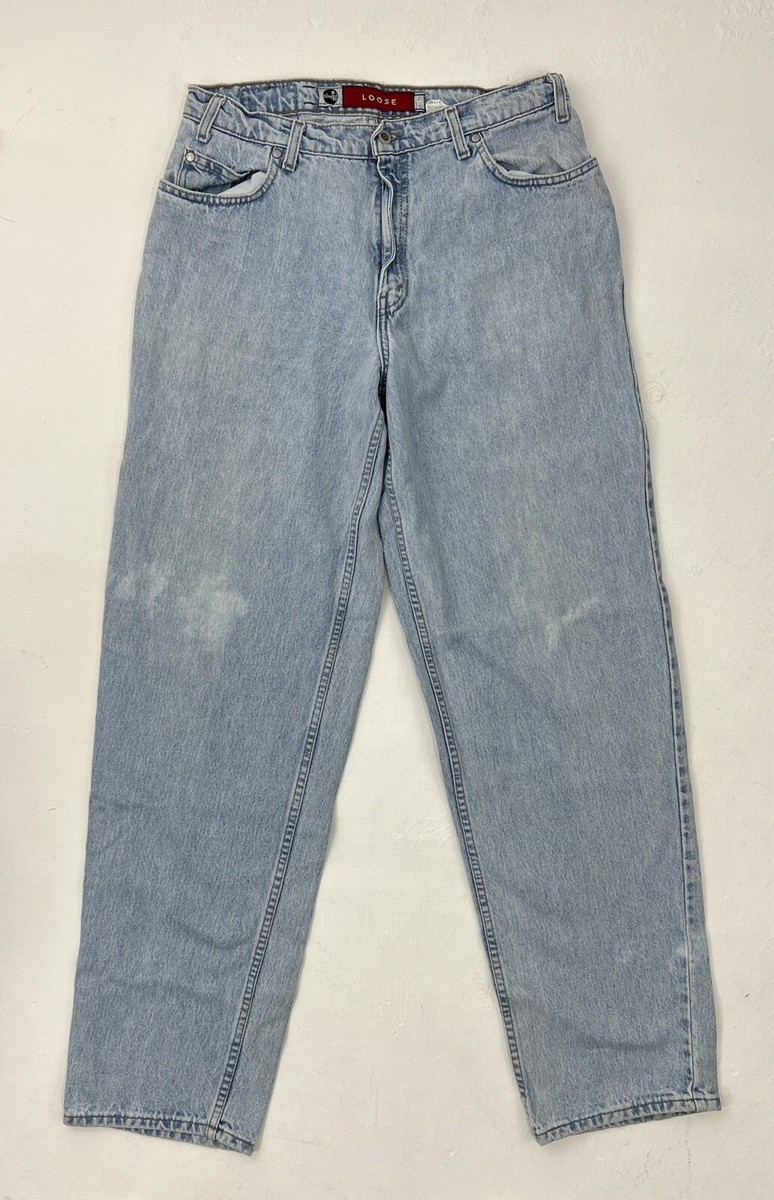 Vintage 90s Levis Jeans Silvertab Loose Fit Tag 34x32 Actual Vintage 90s Levis Jeans Silvertab Loose Fit Tag 34x32 Actual