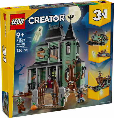LEGO  Creator Geisterhaus 736 Teile 31167