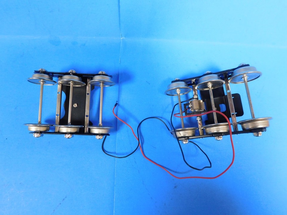 2 Lionel MTH Standard Gauge 6Wheel Truck Frame and Wheels Parts *H eBay