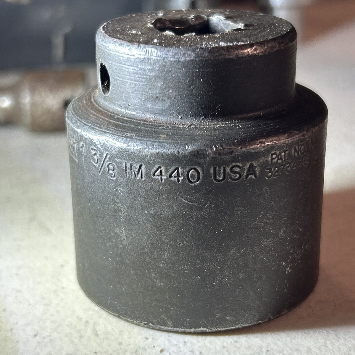 掛軸 327 Vintage Snap-On 6 Point Socket 1-3/8