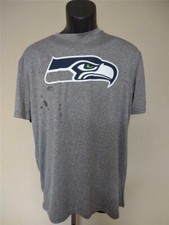 New Minor Flaw Seattle Seahawks Youth Size XL 18/20 Gray Athletic Shirt