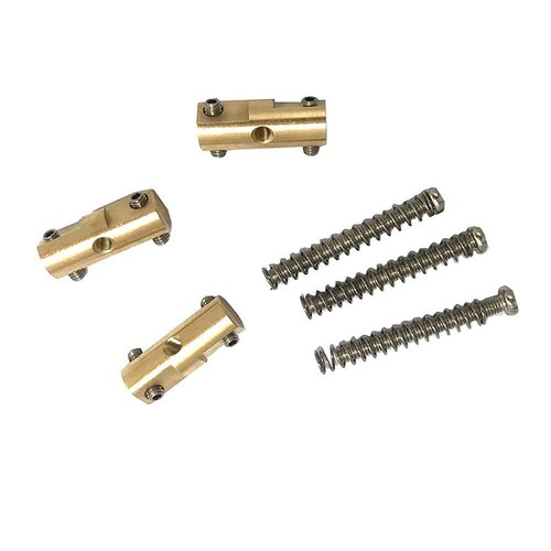 Wilkinson Compensated Vintage Brass bridge Saddles Tele For 2025 - Bild 7 von 11