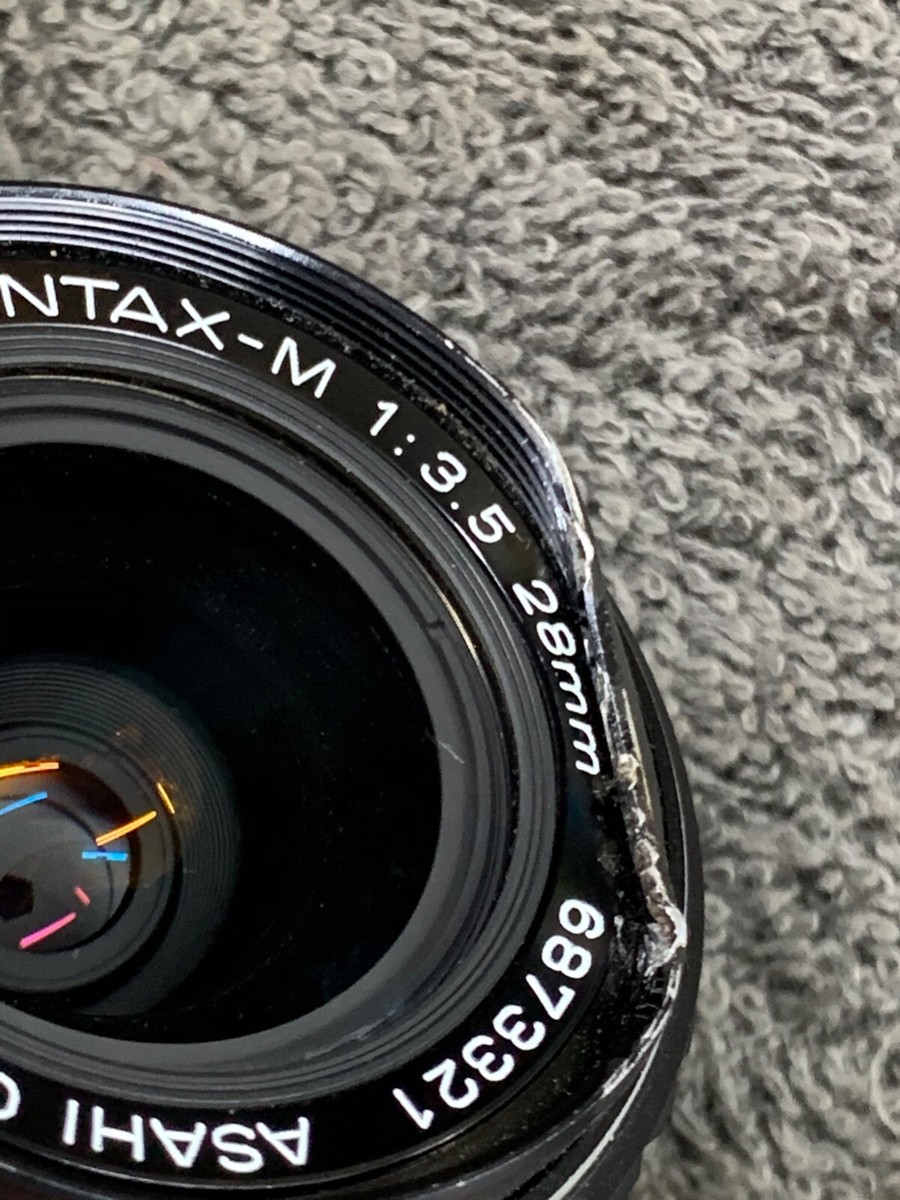 SMC 28mm Pentax 1:3.5 Pentax-M - Zoom 28mm~1:4.5 f⁄3.5 50mm w