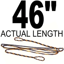 46" ACTUAL INCH LENGTH FLEMISH Recurve Bow String BOWSTRING B-50 DACRON ARCHERY