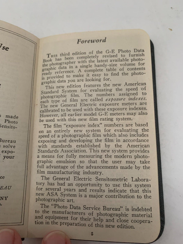 GE Fotodatenbuch 1946 mit Reparaturanleitung Karte Vintage - Bild 17 von 24