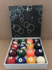 EPCO Pool Billiards Balls w/ Box complete set