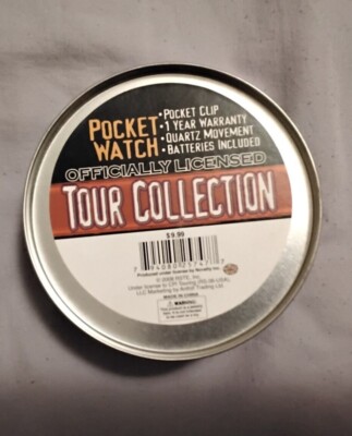 Rolling Stones MIck Jagger Keith Richards Pocket Watch Tour Collection  Vintage