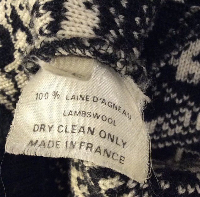 Yves Saint Laurent Rive Gauche Lambswool Cropped … - image 5