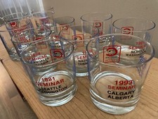 VTG Whiskey Lowball Rocks Drinking Glasses Heavy Base Quality Weighted Bottom