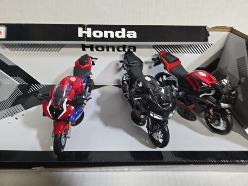 Maisto 1:12 Scale Diecast Honda Motorcycles / Motorbikes Set of 3 (See Desc) - Picture 2 of 6