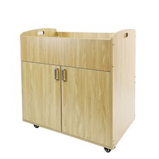 Children Infant Changing Table with Pad Plywood Changing Table Baby Daycare