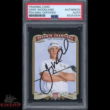 Gary Woodland signed 2012 Upper Deck Goodwin Trading Card PSA DNA Golf Auto CQTY
