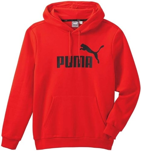 Puma Men's Essential Big Logo High Risk Red Hooded Sweatshirt Size Large - Picture 5 of 17