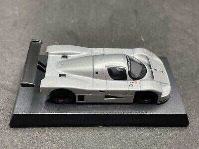 Kyosho 1/64 Mercedes-Benz Sauber C9 Silver diecast model car Kyosho 1/64 Mercedes-Benz Sauber C9 Silver diecast model car