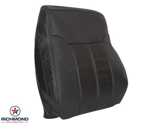 2012 Ford F250 Lariat-Driver & Passenger Side Complete Leather Seat Covers Black - Picture 3 of 12