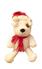 If You Give a Dog a Donut Doughnut Santa Hat & Scarf Plush Kohls 12" Holiday New