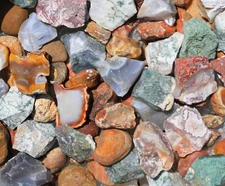Agate Mix - Rough Rocks for Tumbling - Bulk Wholesale options