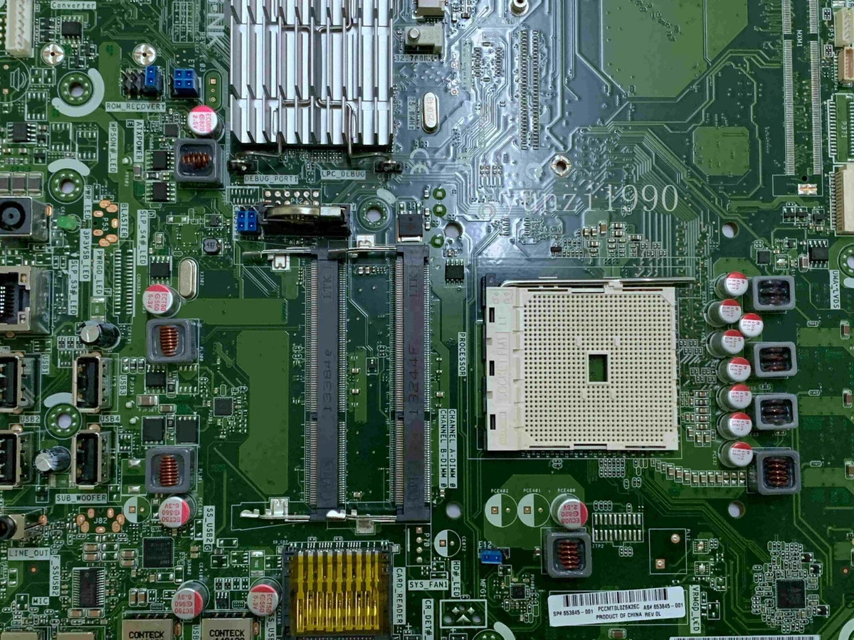 FOR HP TOUCHSMART 320-1030 320-1050 FM1 AMD MOTHERBOARD 653845-001  