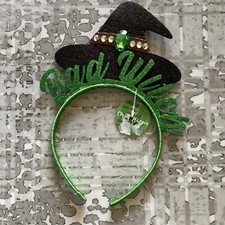 Halloween Headband Bad Witch Glitter Wicked