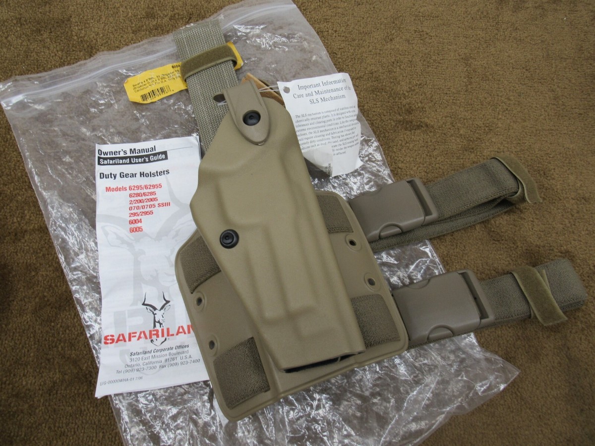 Safariland Drop Leg Holster Beretta 92F M9 STX Tactical 6004