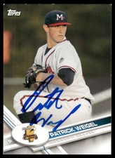 2017 Topps Pro Debut PATRICK WEIGEL Signed Card autograph auto BRAVES BREWERS
