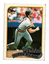 1989 Topps #293 Glenn Wilson Pittsburgh Pirates