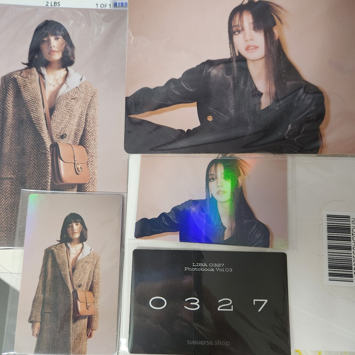 BLACKPINK LISA PHOTOBOOK 0327 photocard