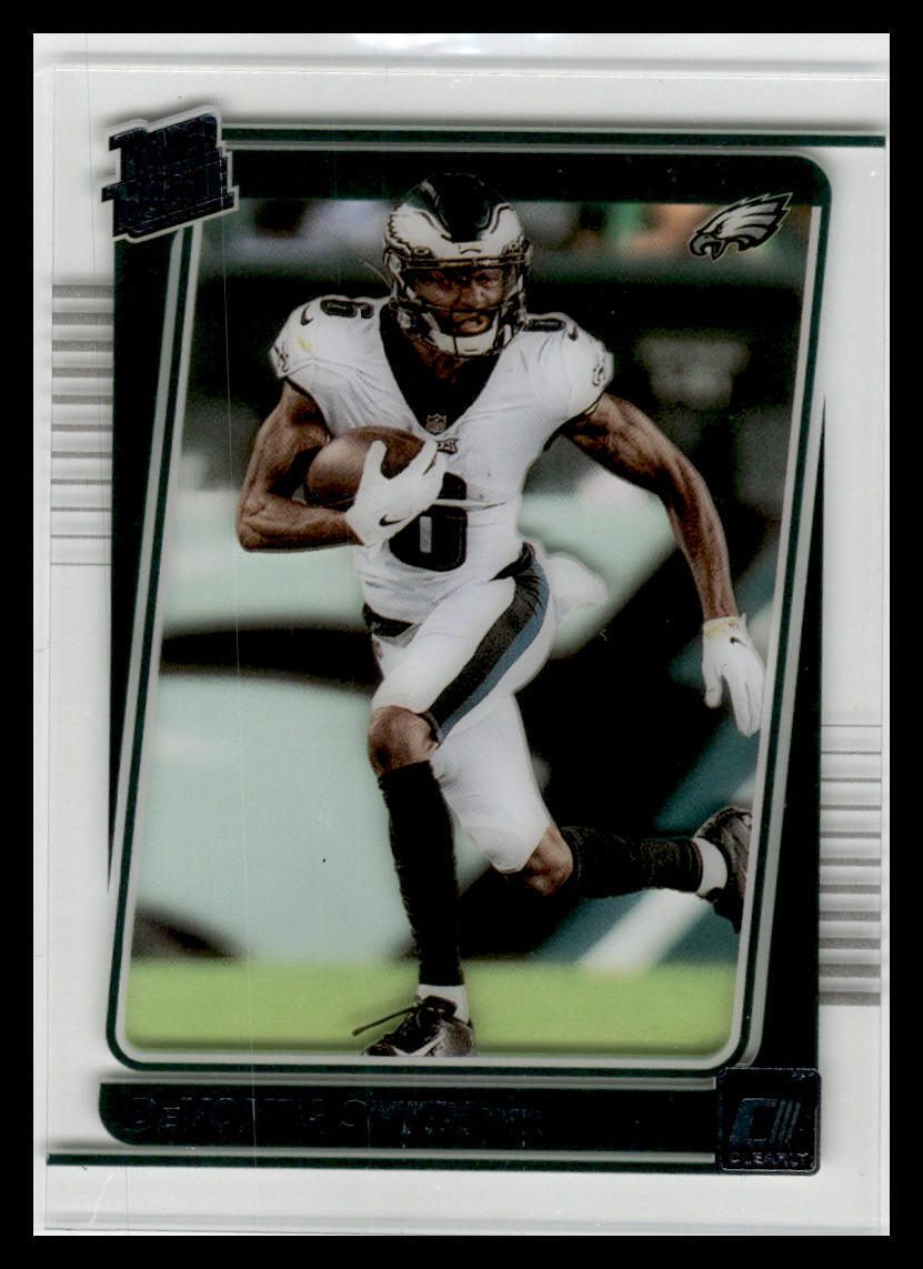 2021 Clearly Donruss Devonta Smith Rated Rookie RC #62 Eagles