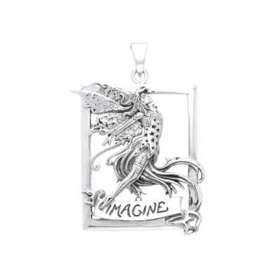 Pendentif Fée Amy Brown En Argent Sterling 925 - Bijou Fantaisie Créatif, Thaïlande, Référence TPD871