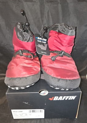 NIB Baffin Polar Proven unisex adult Base Camp  Insulated Slipper Booty Merlo SM