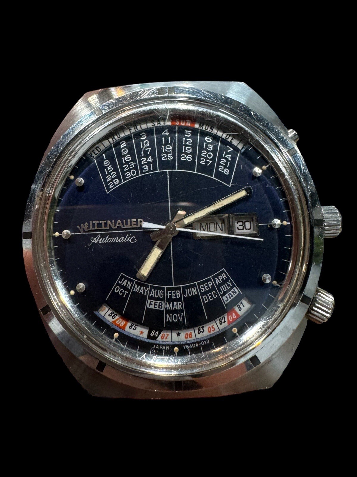 Vintage Wittnauer 2000 Men's Automatic watch W102 perpetual calendar