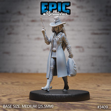 Female Sheriff C by Epic Miniatures Monster RPG D D Pathfinder 3D Print