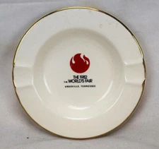 1982 World's Fair Knoxville Tennessee Ceramic Ashtray MINT