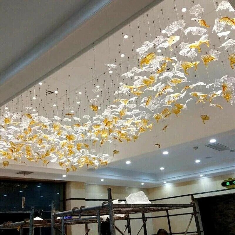 Leaf design 2024 ceiling light