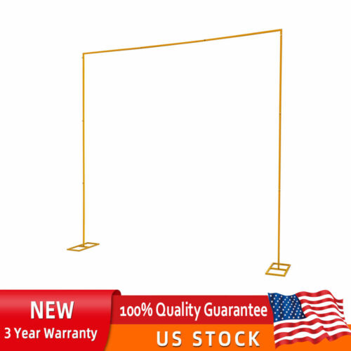 Metal Flower Balloon Frame Square Wedding Arch Backdrop Metal Stand Decor