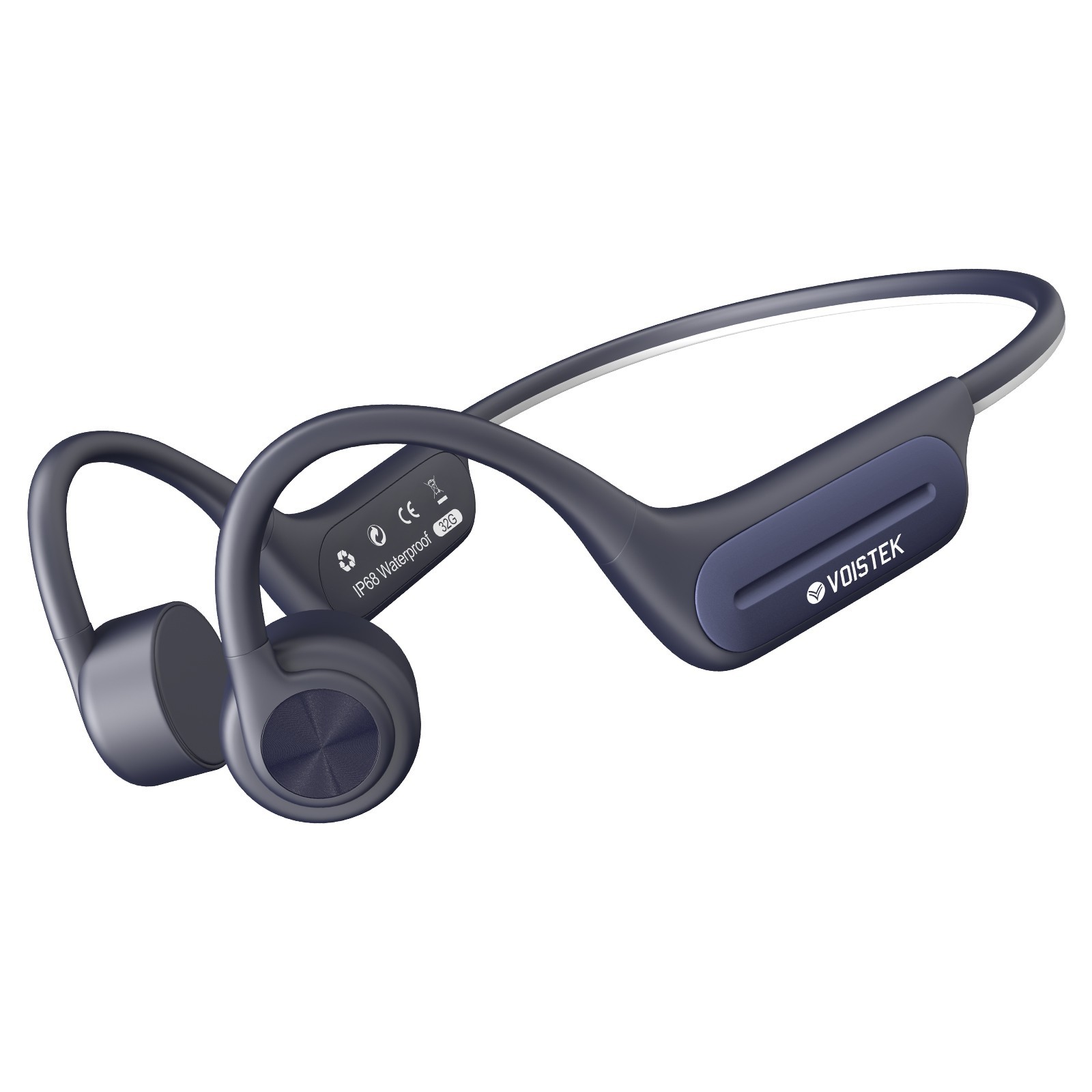 Bluetooth Bone Conduction Earphones 32GB MP3 Headphones,IPX8 Swimming Waterproof