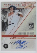 2018 Panini Donruss Optic Optic Auto Michael Chavis #OA-MC Auto 0w7