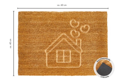 Mata podłogowa Kokos Dream - do wnętrz zadaszonych na zewnątrz - kokosowe podnóżki... - Zdjęcie 6 z 7